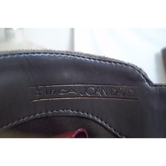 Circa Joan & David Gray Suede Knee High CJENTERTAIN Buckle Detail Boots 7.5 M - Picture 10 of 10
